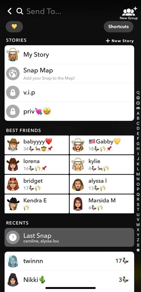 Snapchat Best Friends List Snapchat Best Friends Snapchat Friend