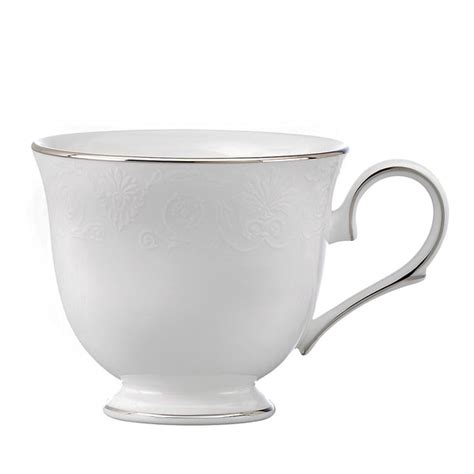 Shop Lenox White And Platinum Artemis Tea Cup Free Shipping On Orders