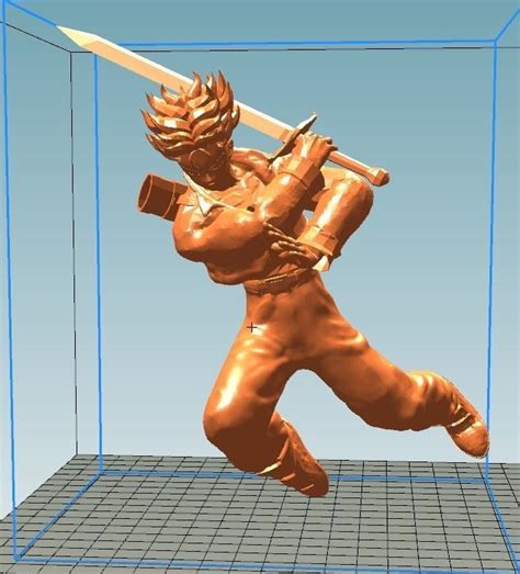 Every day new 3d models from all over the world. 3D print model DRAGON BALL CHARACTER FUTURE TRUNK