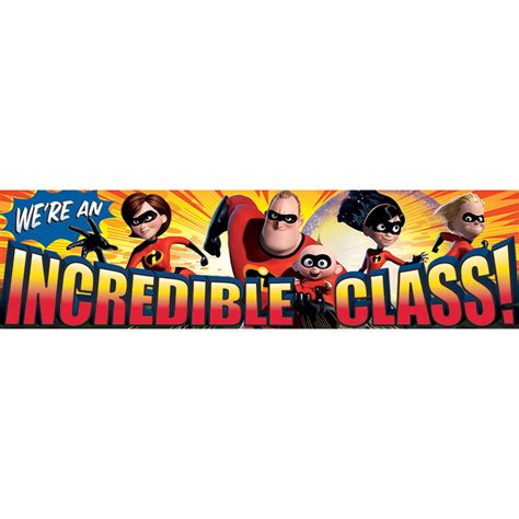 Incredibles Incredible Class Classroom Banner Eu 849005 Eureka