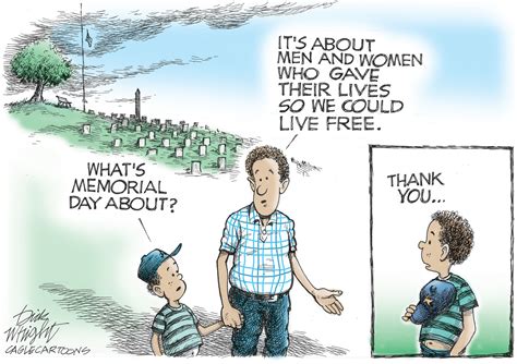 Editorial Cartoon Memorial Day The Independent News Events Opinion