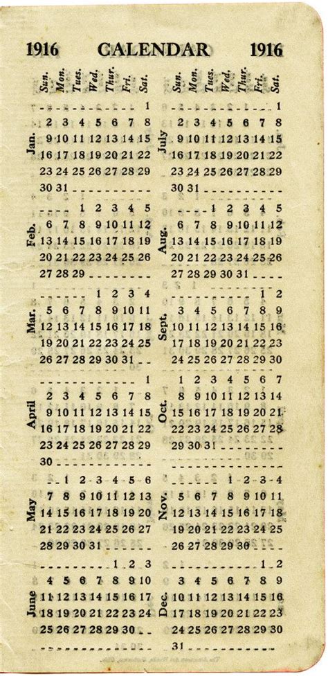 Vintage Paper Ephemera Antique Calendar Graphics Digital Grungy