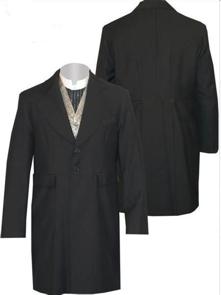 Highland Black Old West Frock Coat By Wah Maker Old West Period