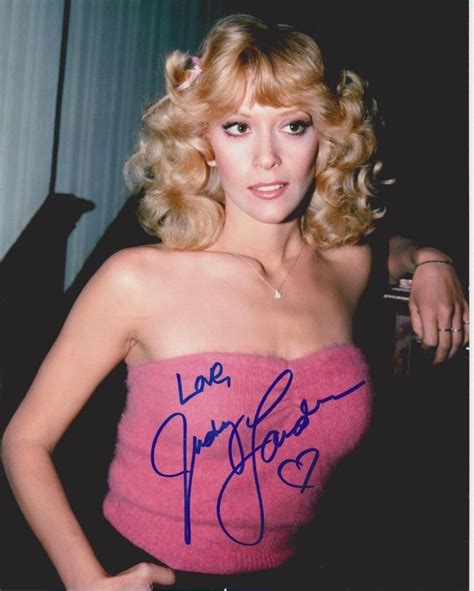 Judy Landers Signed Photo Star Of Happy Days Playboy Model Sexy