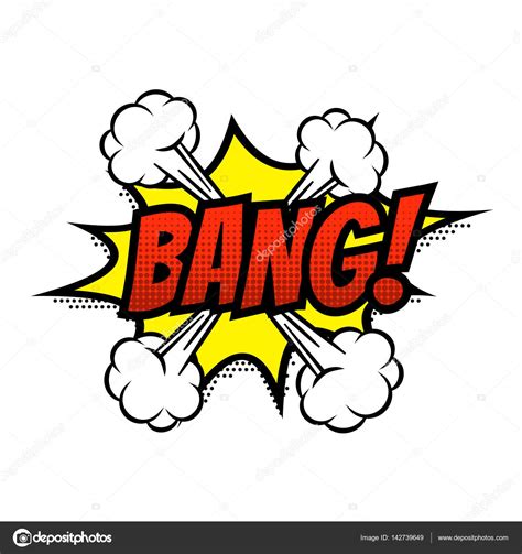Bang Comic Text Bubble Vector Isolated Color Icon Stock Vector Image By