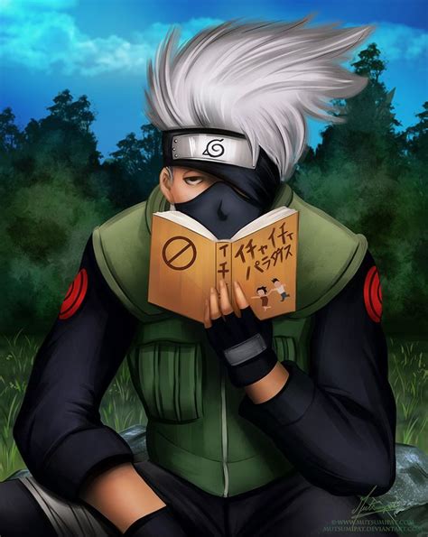 Kakashis Reading By Mutsumipat Kakashi Anime Naruto Kakashi Hatake