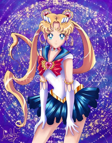 Sailor Moon by auralife deviantart com on deviantART Mahō shōjo Sailor moon crystal Cartoni