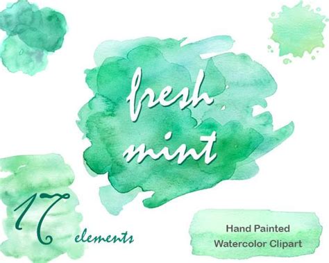 Mint Green Watercolor At Getdrawings Free Download