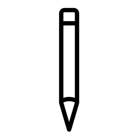 Pencil Icon Pencil Outline Icon 4686341 Vector Art At Vecteezy