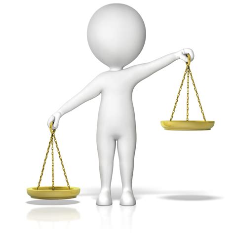 Figure Holding Justice Scales Uneven Lt Up