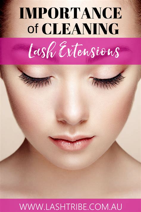 How To Clean Your Eyelash Extensions Eyelash Extensions Eyelash Extensions Care How To Grow