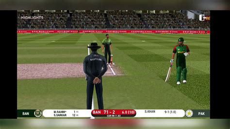Bangladesh Vs Pakistan Odi Match Real Cricket 20 Gameplay