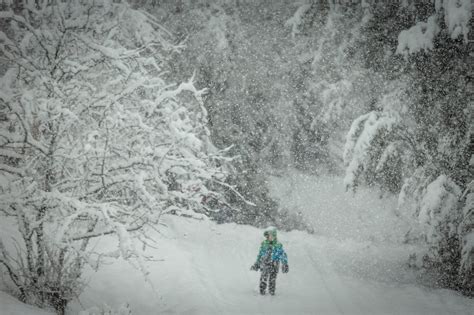 temporal de nieve en fotos así están bariloche y san martín