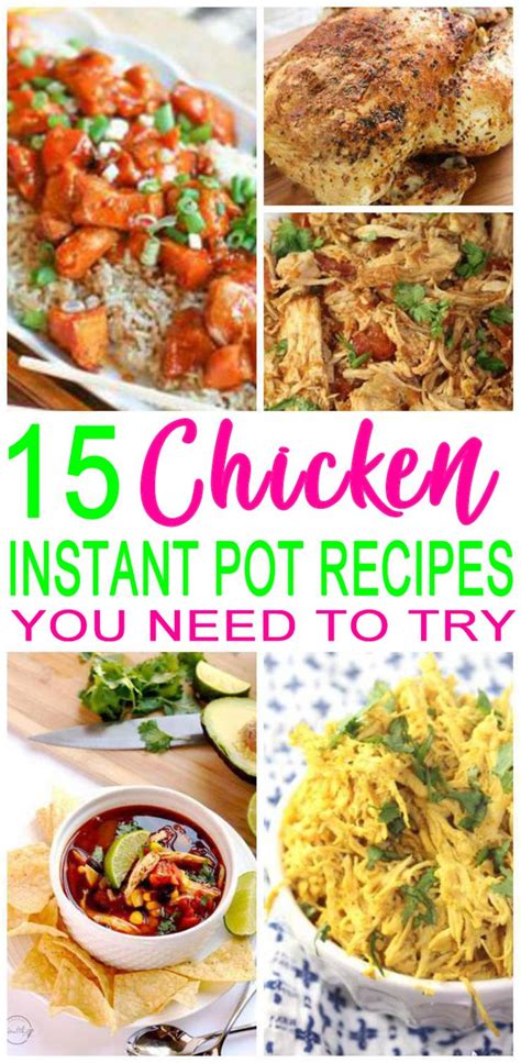 Maybe you would like to learn more about one of these? 15 Chicken Instant Pot Recipes - Easy & Simple Healthy ...