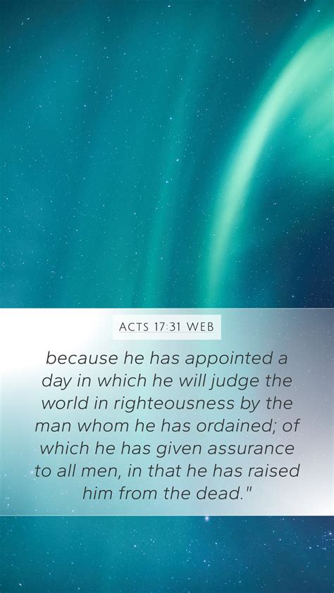 Acts 1731 Web Mobile Phone Wallpaper Because He Has Appointed A Day