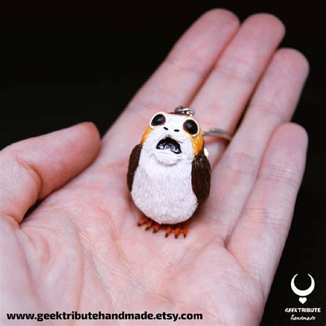 Porg Inspired Keychain From Starwars Now Available On My Etsyshop Link