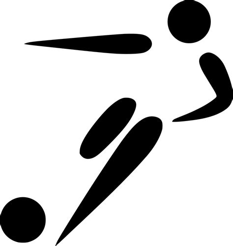 Svg Fußball Spieler Sport Piktogramm Kostenloses Svg Bild And Symbol