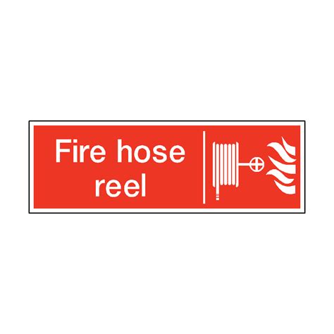 Fire Hose Reel Safety Sign Pvc Safety Signs
