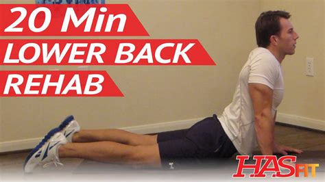 Min Lower Back Rehab HASfit Lower Back Stretches For Lower Back Pain Exercises Workouts