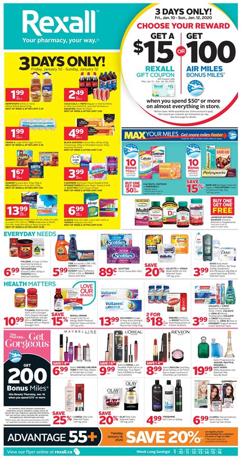 Rexall On Flyer January 10 To 16
