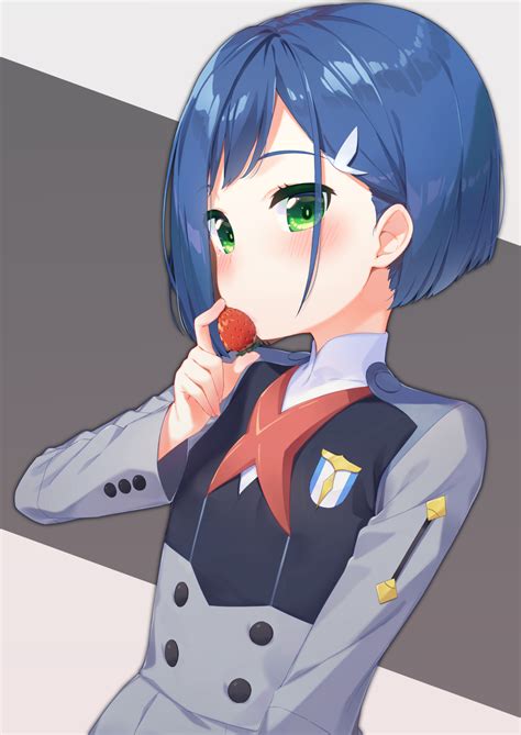 Female anime character digital wallpaper, darling in the franxx. Ichigo (Darling in the FranXX) - Zerochan Anime Image Board