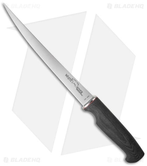 white river knives 8 traditional fillet knife black micarta blade hq