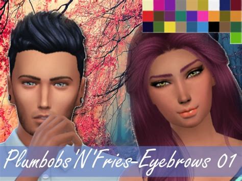 Plumbobs N Fries Eyebrows 01