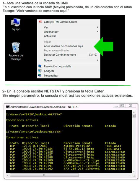 Ver Conocer Detectar E Identificar Con Netstat Conexiones Activas