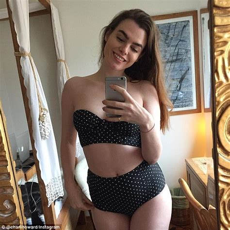 Curvy Model Charli Howard Shares Before And After Photos Daily Mail