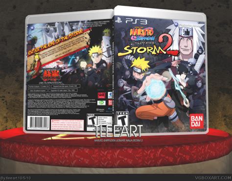 Naruto Shippuden Ultimate Ninja Storm 2 Playstation 3 Box Art Cover By Tleeart