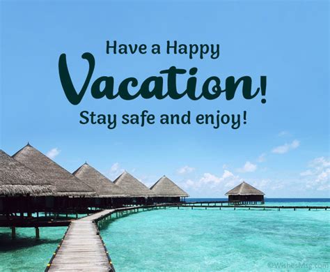 Enjoy Your Vacation Wishes Vacation Messages Wishesmsg 2022