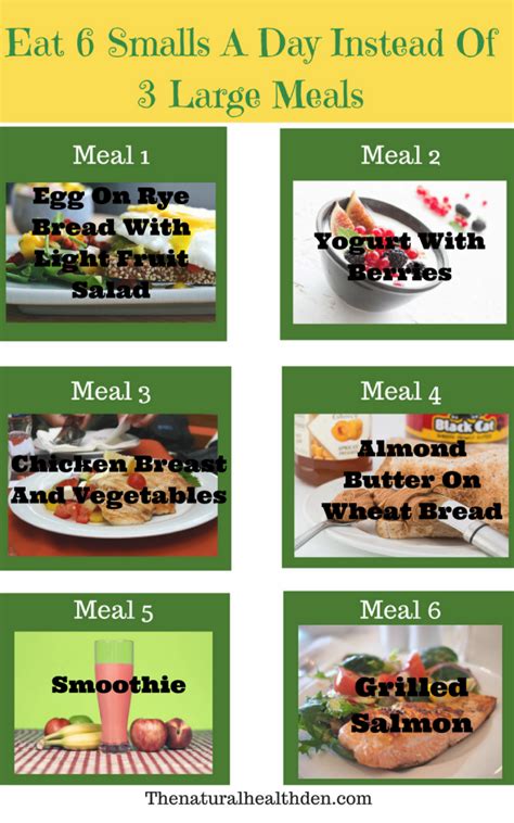 Diet Menu6 Small Meals A Day Menu Best Culinary And Food