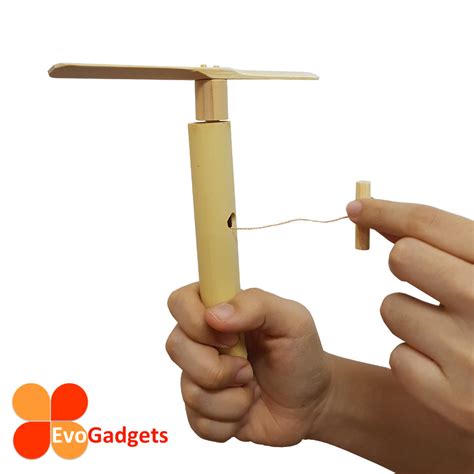 Buy Evogadgets Traditional Classic Wooden Bamboo Toy Hand Spin