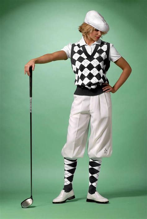 wish i could look this snazzy in such a goofy outfit womens golf fashion golf outfits women