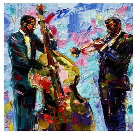 Jazz Modern Contemporary Original Abstract Art Canvas