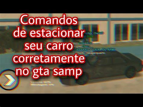 GTA SAMP BRASIL PLAY SHOX APRENDA A ESTACIONAR SEU CARRO EM QUALQUER