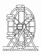 Riesenrad Ferris sketch template