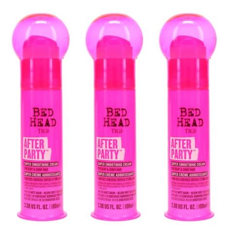 TIGI Bed Head After Party Smoothing Cream 3 38 Oz 3 Pack 10 14 Oz