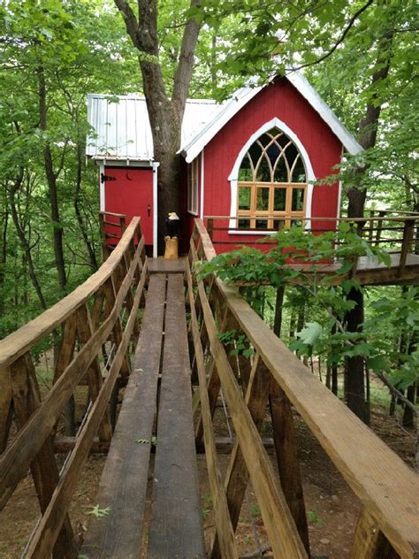 Impressive treehouse nestled near the guadalupe river in new braunfels this treehouse can comfortably accommodate a family of eight. Mohican Cabins Tree House | Tree houses | Pinterest ...