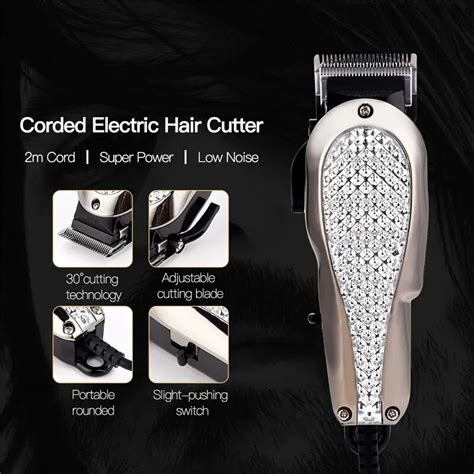 Professional Powerful Hair Clipper Salon Barber 10w Corded Electric