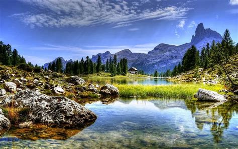 Dolomites Mountains Lake · Free Photo On Pixabay