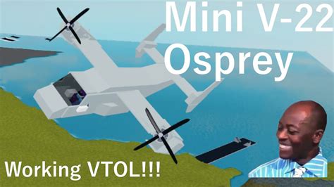 V Osprey Tutorial Roblox Plane Crazy Youtube