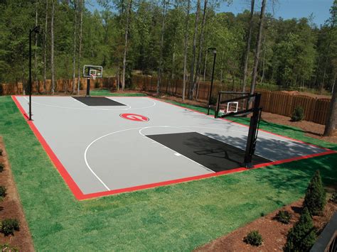 Putting A Basketball Court In The Backyard