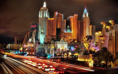 Las Vegas Night View Hd Wallpaper Download 2880x1800