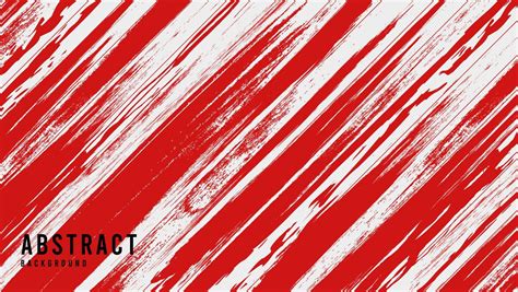 Abstract Diagonal Stripes Red Grunge Texture In White Background