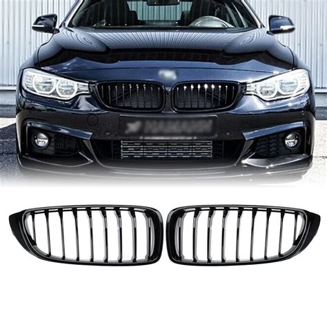 Buy Gloss Black Front Grilles Strip For Bmw 4 Series