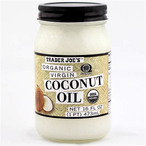Oil Coconut Organic Virgin Extra Oz Ounce Unrefined 16 Fl Oz Trader