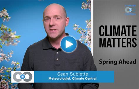 Climate Matters Spring Coming Earlier Across Us Climate Central