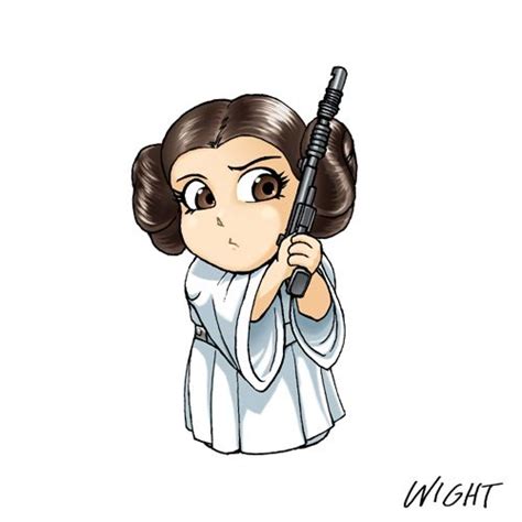 Princess Leia Cartoon Kid