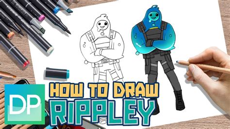 Drawpedia How To Draw Rippley From Fortnite Step By Step Drawing